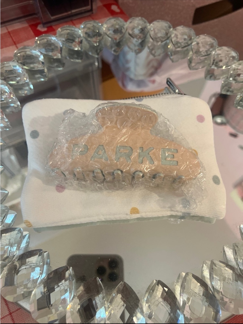 Parke Birthday Cupcake Hair Clip